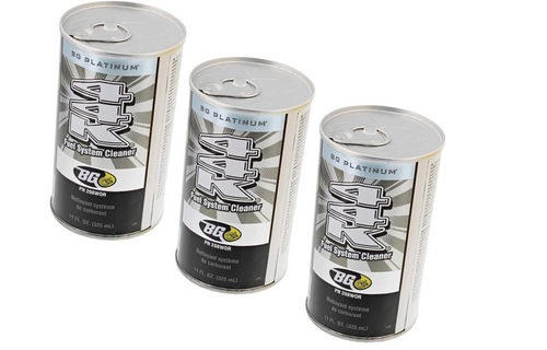 BG Products 44K Platinum Fuel System Cleaner 11 fl oz 3 Pack Can PN 208WOR