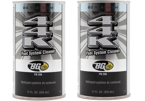 BG 44K Platinum Fuel System Cleaner Power Enhancer 11 oz 2 Pack PN 208